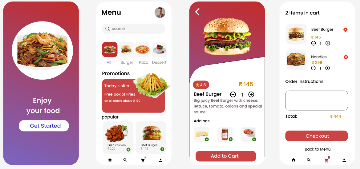 Food Ordering App